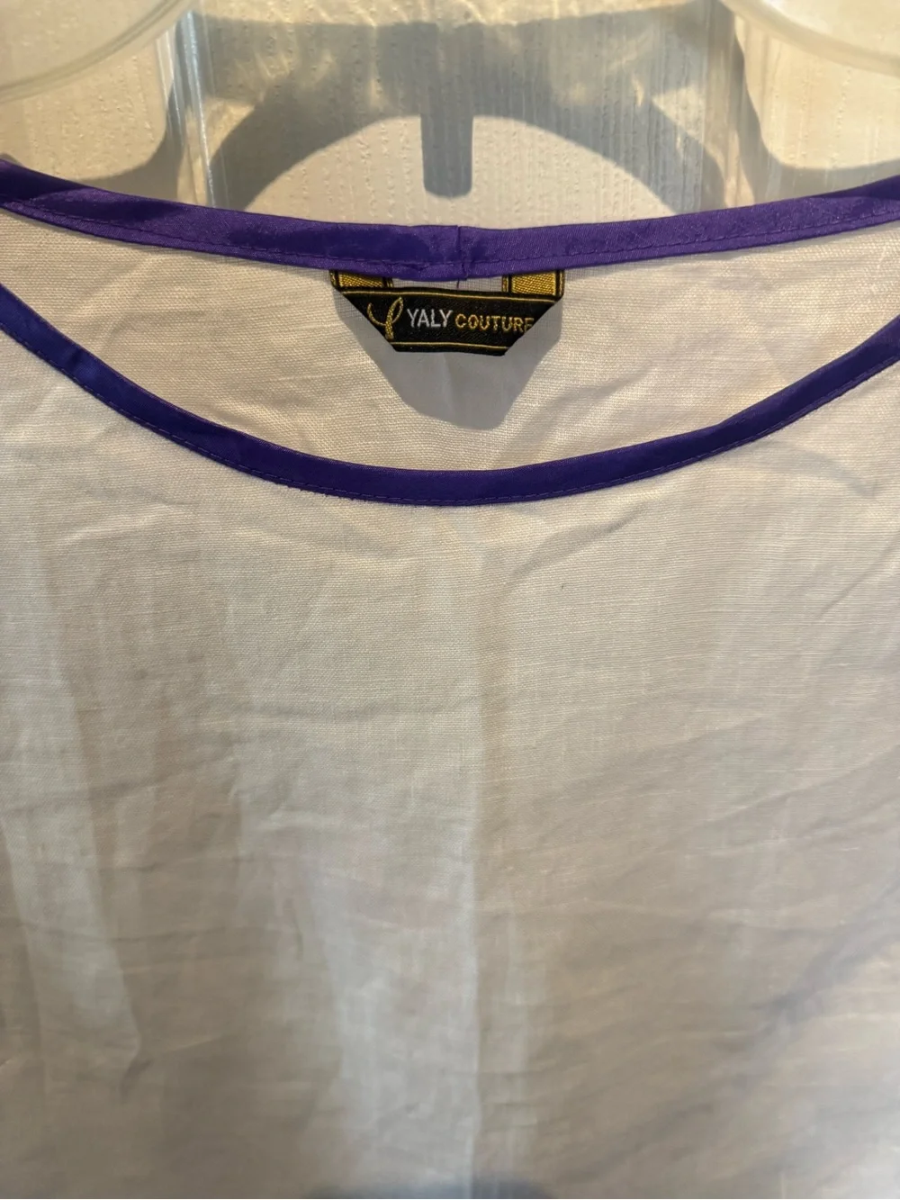 Yaly Couture Women's 100% Linen Japanese style sleeve M - Picture 4 of 7